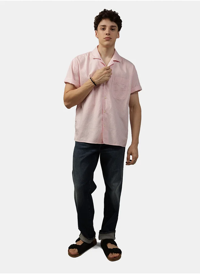 American Eagle Relax Fit Printed Shirt