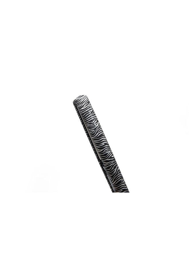 Corioliss - C3 Hair Straightener Flat Iron Professional for Hair Titanium Plates Control Temperature Women (Zebra Silver Soft Touch) - Image 1