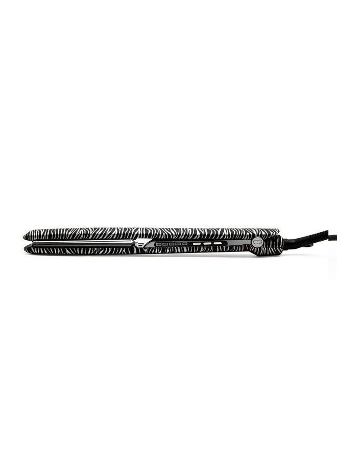 Corioliss - C3 Hair Straightener Flat Iron Professional for Hair Titanium Plates Control Temperature Women (Zebra Silver Soft Touch) - Image 1