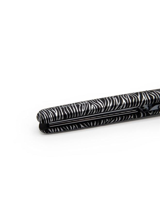 Corioliss - C3 Hair Straightener Flat Iron Professional for Hair Titanium Plates Control Temperature Women (Zebra Silver Soft Touch) - Image 1