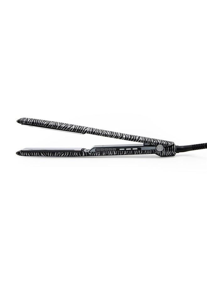 Corioliss - C3 Hair Straightener Flat Iron Professional for Hair Titanium Plates Control Temperature Women (Zebra Silver Soft Touch) - Image 1