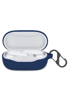 Soft Silicone Protective Case Cover Compatible with Huawei Freebuds SE Earbuds Protective Skin Sleeve with Carabiner
