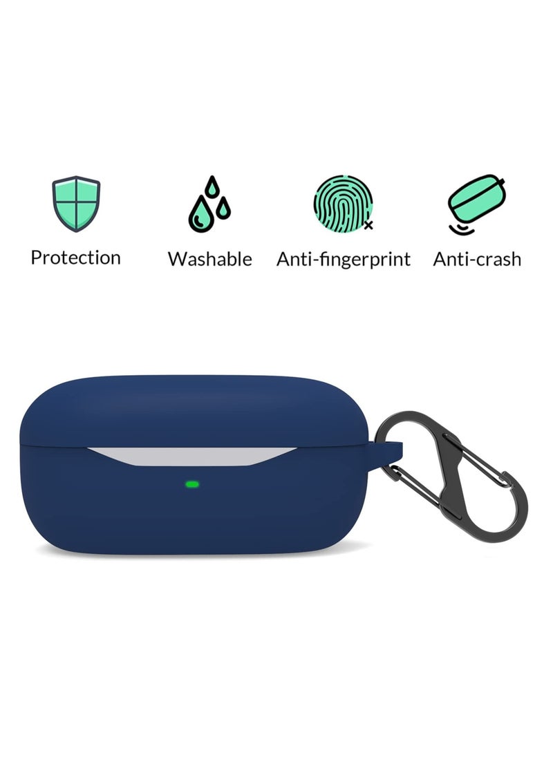 Generic - Soft Silicone Protective Case Cover Compatible with Huawei Freebuds SE Earbuds Protective Skin Sleeve with Carabiner - Image 1