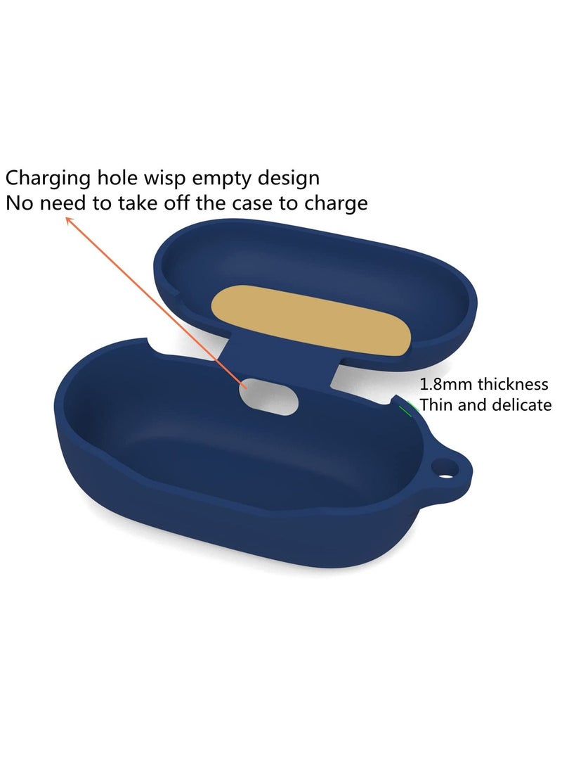 Generic - Soft Silicone Protective Case Cover Compatible with Huawei Freebuds SE Earbuds Protective Skin Sleeve with Carabiner - Image 1
