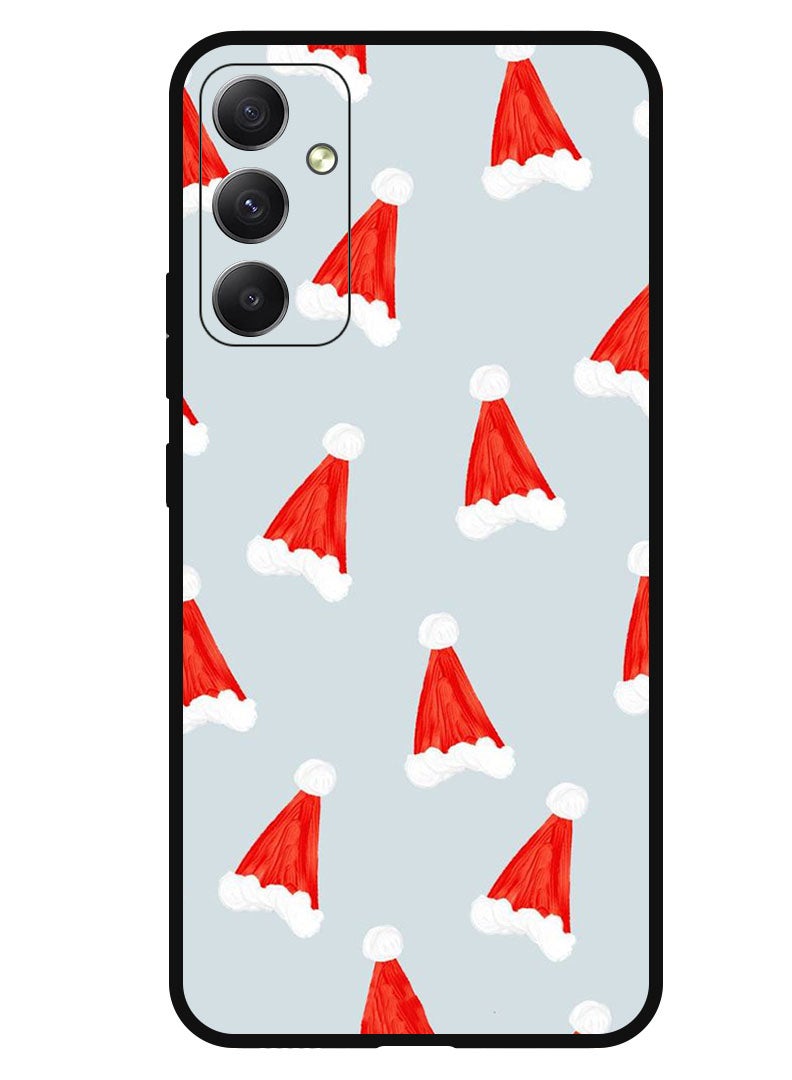 Theodor Protective Case Anti Scratch Shock Proof Bumper Cover For Samsung Galaxy M34 5G Christmas Caps - Image 1