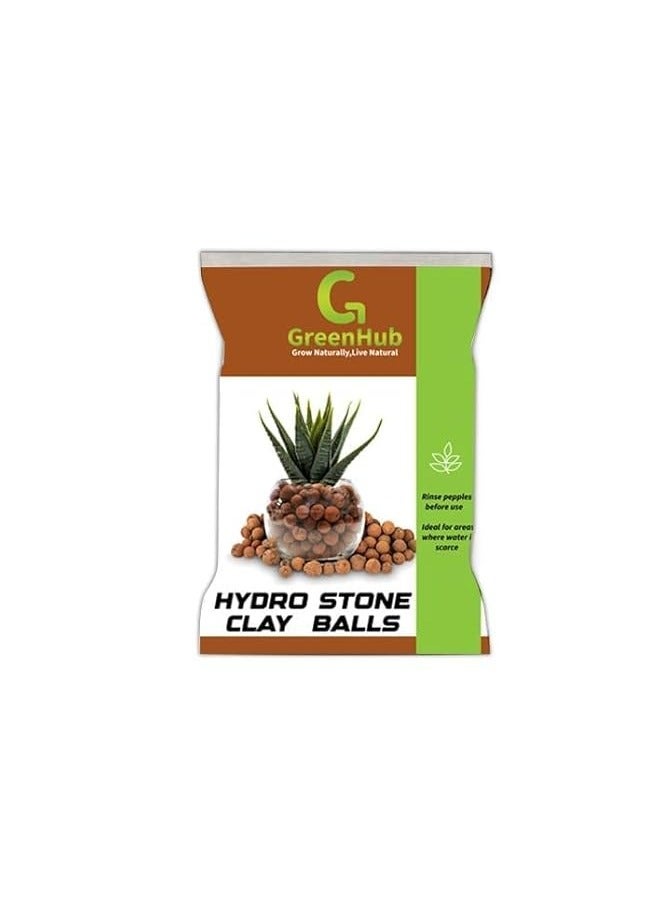 Generic Hydrostone/Lecca balls/Expanded Clay Pebbles Grow Media/Drainage Rocks for Potted Plants,Aquaponic,Aquarium,8-14mm Leca Balls for Hydroponics, Hydrostone for Plants Sizes | (1 kg) 