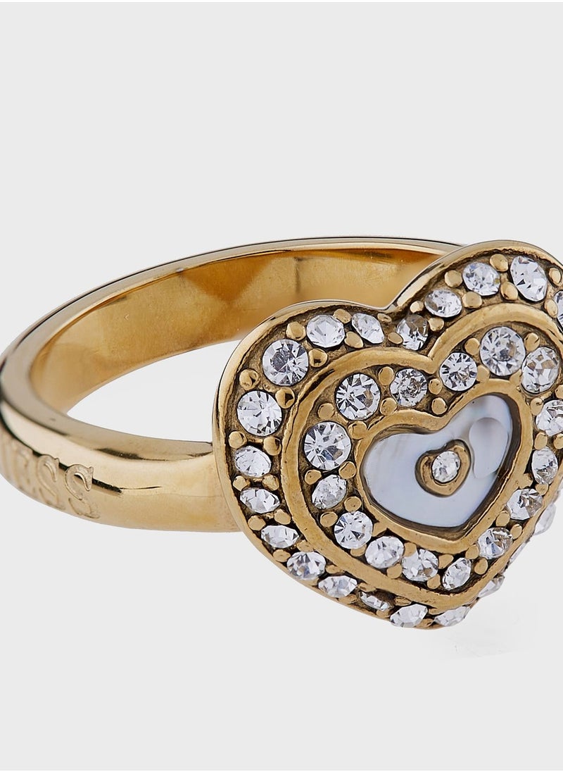 GUESS Heart Solitaire Ring  - Image 4