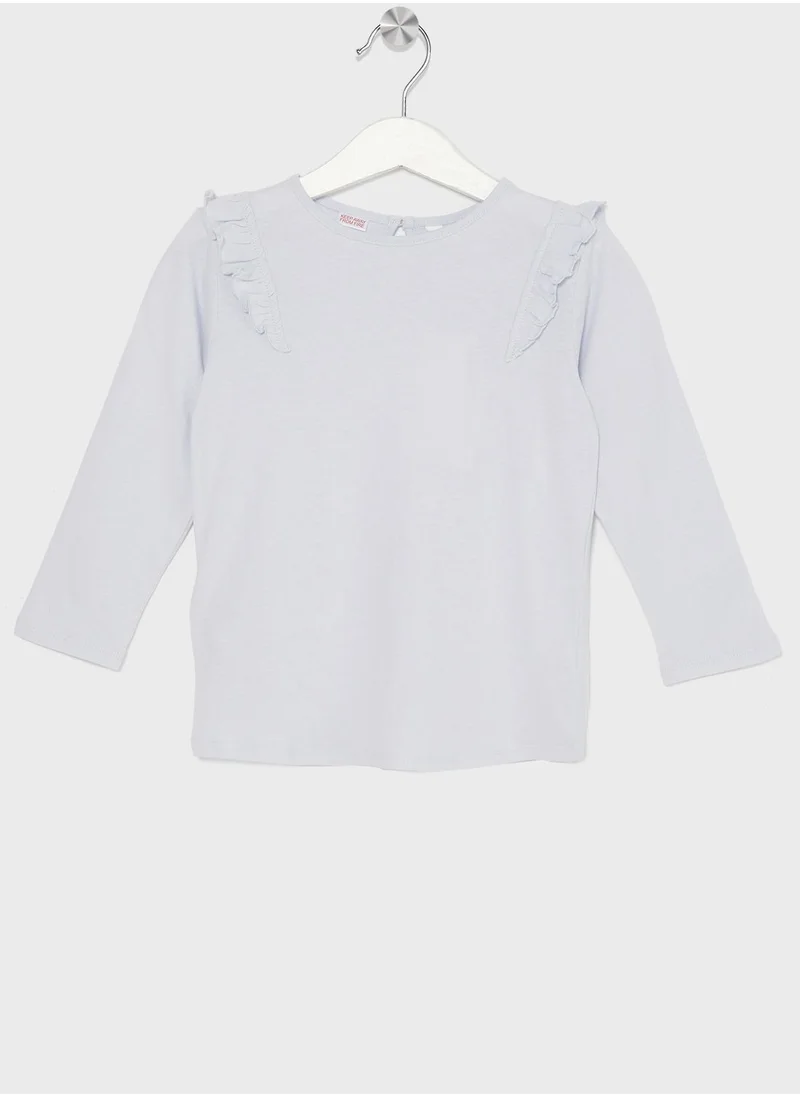 MANGO Infant Ruffle T-Shirt