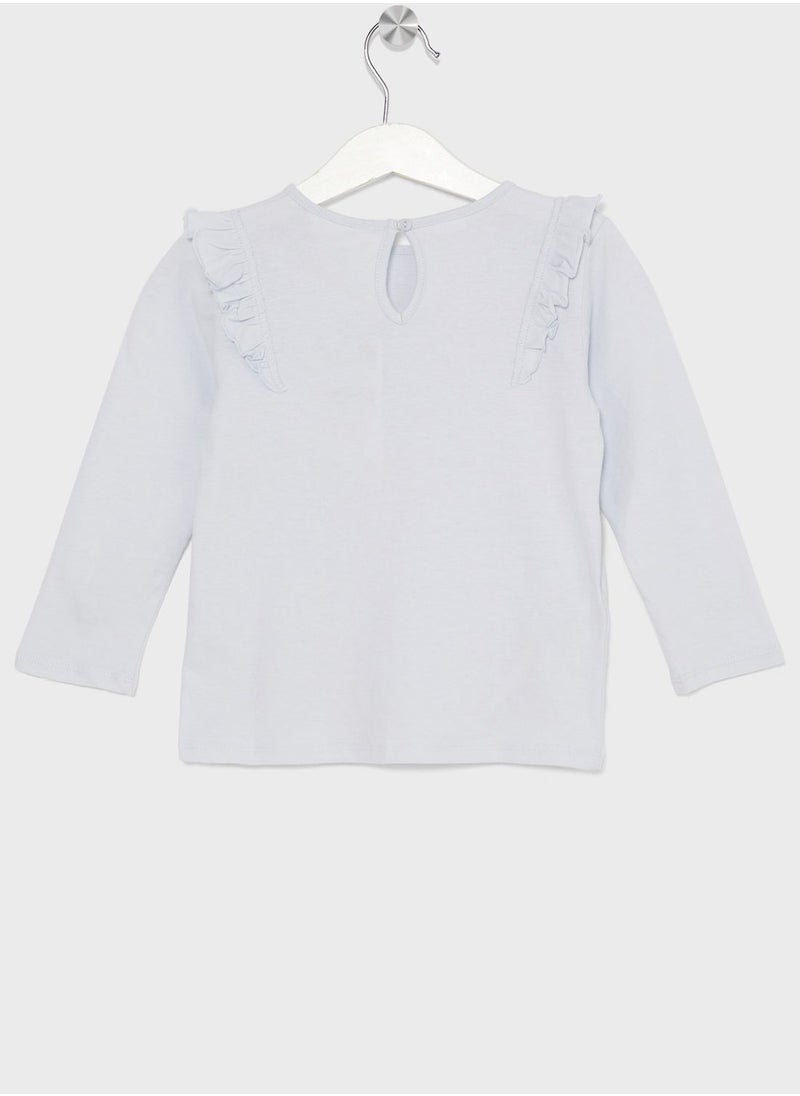 MANGO - Infant Ruffle T-Shirt - Image 1