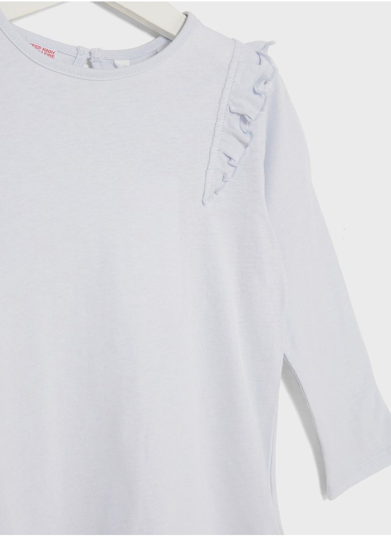MANGO - Infant Ruffle T-Shirt - Image 1