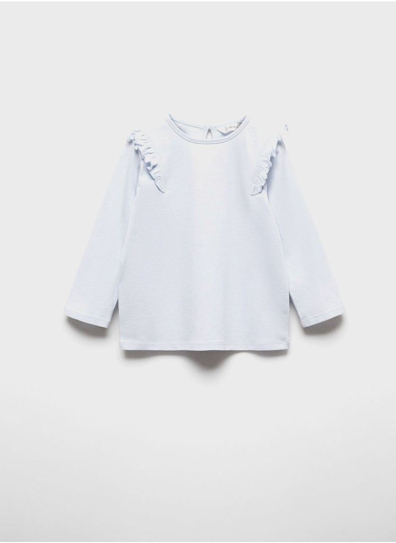 MANGO - Infant Ruffle T-Shirt - Image 1