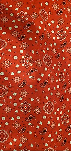 Sedona Designz Inc Sedona Designz Bandana Print Poly Cotton Fabric – 58" Wide, Soft & Breathable Material – Durable & Wrinkle-Resistant for Crafts, Apparel & DIY Projects - Image 3
