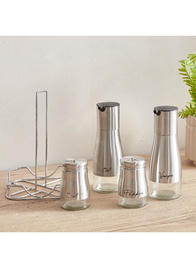 Home Box Feast 5-Piece Condiment Set 14.8 x 22.6 x 14.8 cm - Image 2