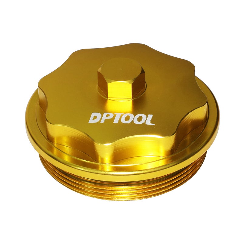 Fuel Filter Cap Billet Aluminum Compatible with Ford 73L V8 Diesel for F250 F350 F450 F550 E350 E450 E550 Fuel Bowl 1831193C91 RK31449 904203