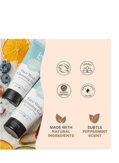 Beauty by Earth Face Wash - USA Made with Natural & Organic Ingredients, Facial Cleanser for Acne Prone, Combination & Oily Skin, Non Toxic Face Wash for Sensitive Skin, Gentle Cleanser for Women & Men (4 Fl Oz)  - Image 2