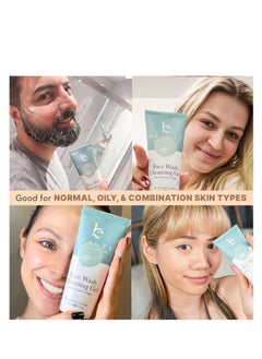 Beauty by Earth Face Wash - USA Made with Natural & Organic Ingredients, Facial Cleanser for Acne Prone, Combination & Oily Skin, Non Toxic Face Wash for Sensitive Skin, Gentle Cleanser for Women & Men (4 Fl Oz)  - Image 5