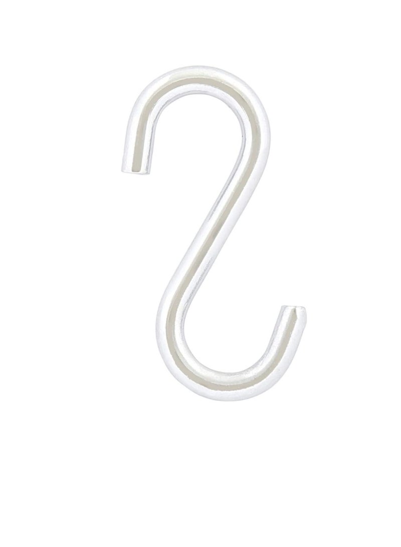 S Hooks Metal Chrome Plated-4 Inches, Silver  - Image 1