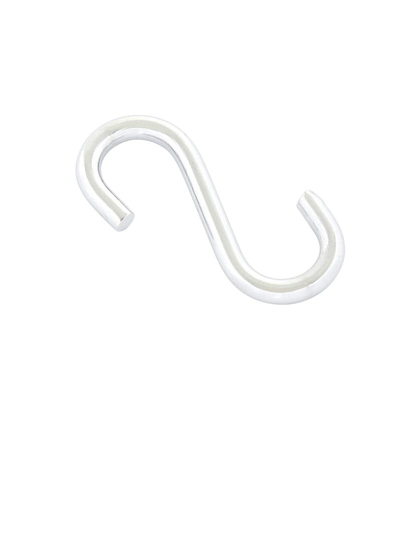 S Hooks Metal Chrome Plated-4 Inches, Silver  - Image 2