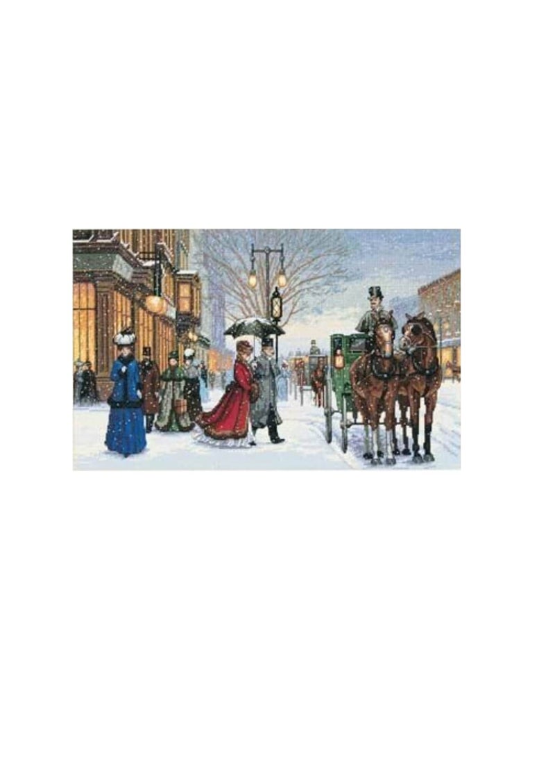 دايمنشونز الأبعاد / مجموعة الذهب عد عبر الابره عدة 16in x 10in Alan Maley's   العصر الكريم - Image 3