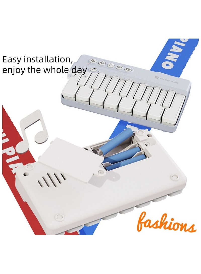 EXCLIFE Children's rainbow electronic piano light music can play the piano infant early education multifunctional music toy - Image 5