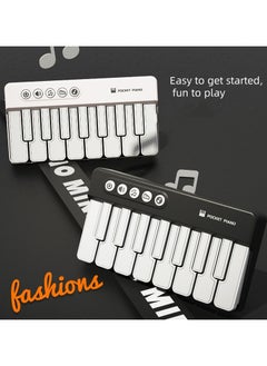 EXCLIFE Children's rainbow electronic piano light music can play the piano infant early education multifunctional music toy  - Image 3