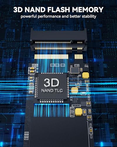 RAOYI 512GB NVMe Internal Solid State Drive M.2 2280 PCIe Gen4x4 SSD, Up to 5000MB/s, Configure SLC Cache, Storage and Memory Expansion for PS5 Laptop Desktop - Image 3