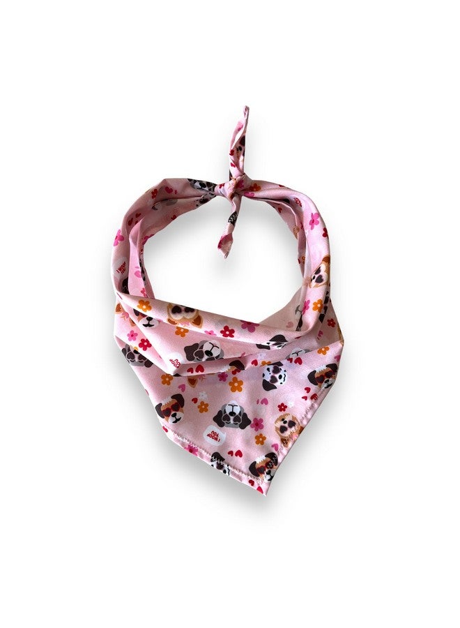 W Brings I Woof You Bandana For Dogs | This Stunning Gorgeous Design Dog Bandana Scarf Is Perfect Styling Accessory For Dogs Large, Medium & Small. One Size Fits All. - Image 2