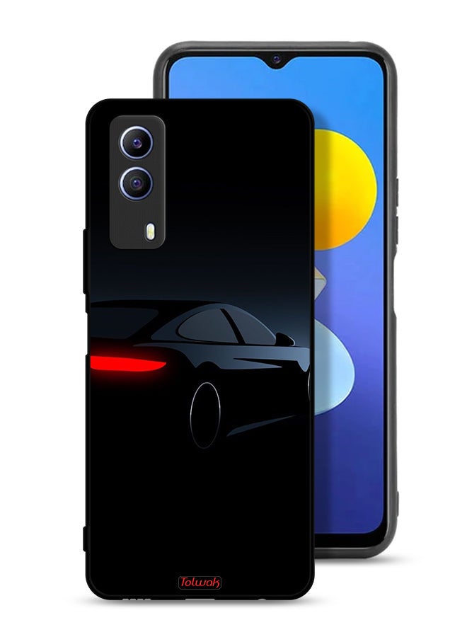 Tolwak Vivo T1x Protective Case Cover Dark Car - Image 1