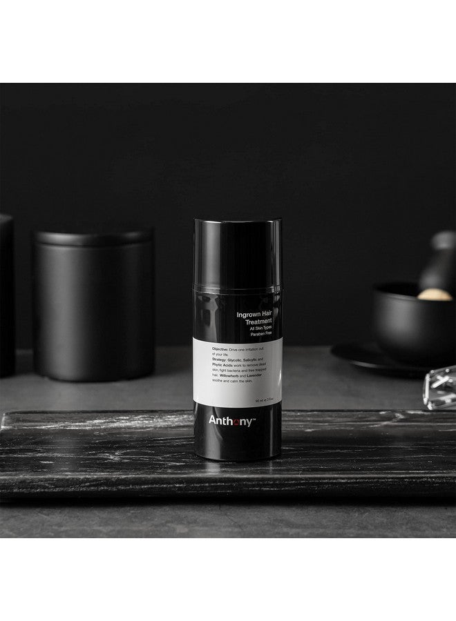 Anthony Nthony Ingrown Hair Treatment For Men Gel Solution To Calm Down Razor Burn Scar And Redness Eliminator Bump Removal 3 Fl. Oz - Image 3