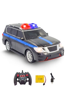 QX 1:12 Scale Remote Control Police SUV Toy Car Rechargeable battery with Lights and Sound 