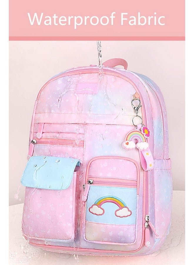 FunBlast Bag for Girls - School Bag for Girls, Large Capacity School Bags for Girls, Kawaii Bags, Bagpacks for Girls, Japanese School Bags for Girls - 45X33X16 CM (Purple) - Image 2