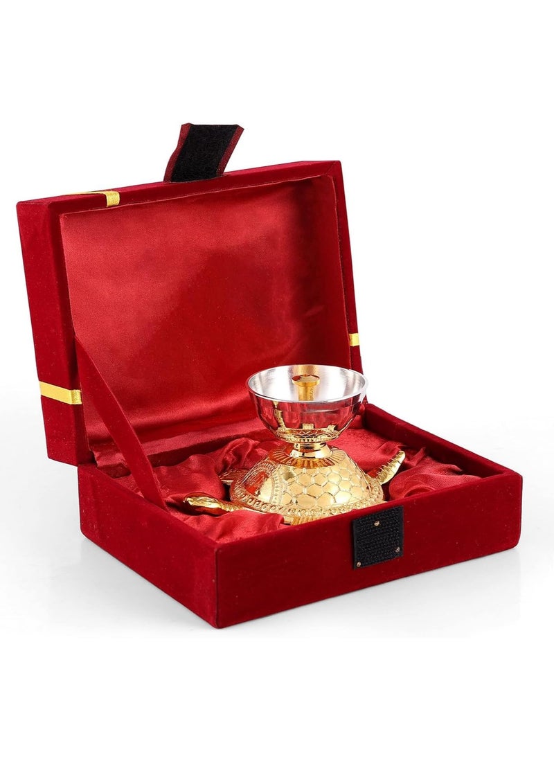 Shreeji Shreeji Diya for Festival | Kuber Diya | Metal Diya | Brass Diya | Deepak | Diwali Gift | Diya for Gift | Oil Lamp  - Image 4
