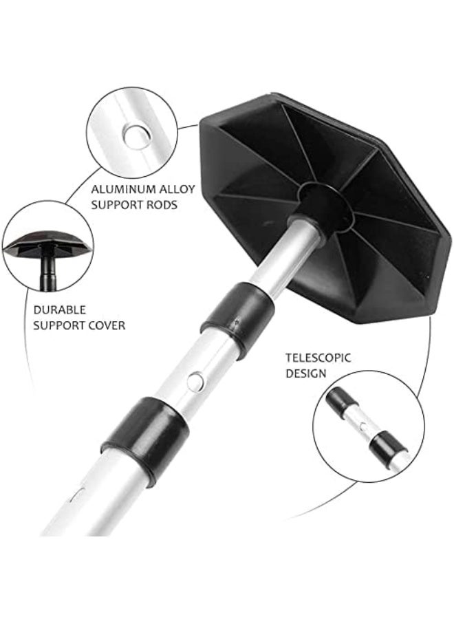 Golf Travel Bag Support Rod, Aluminum, Adjustable Golf Travel Cover Support System Pole - Image 2