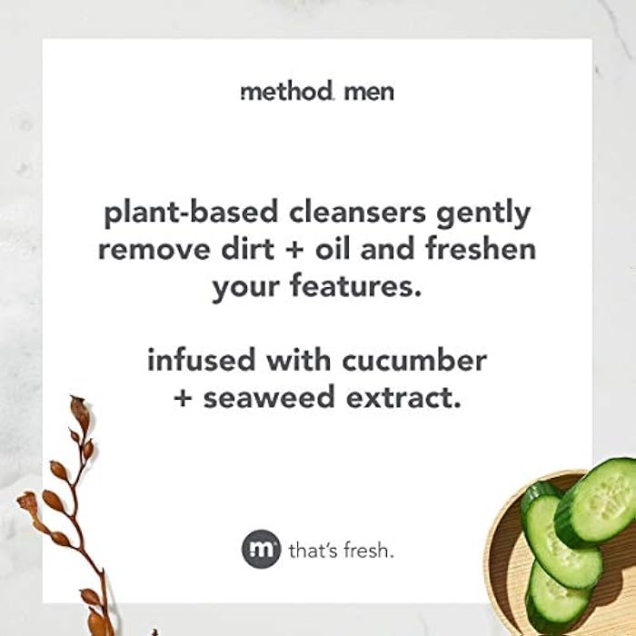 Method Men Face Wash, Sea + Surf, 6 Ounces - Image 4