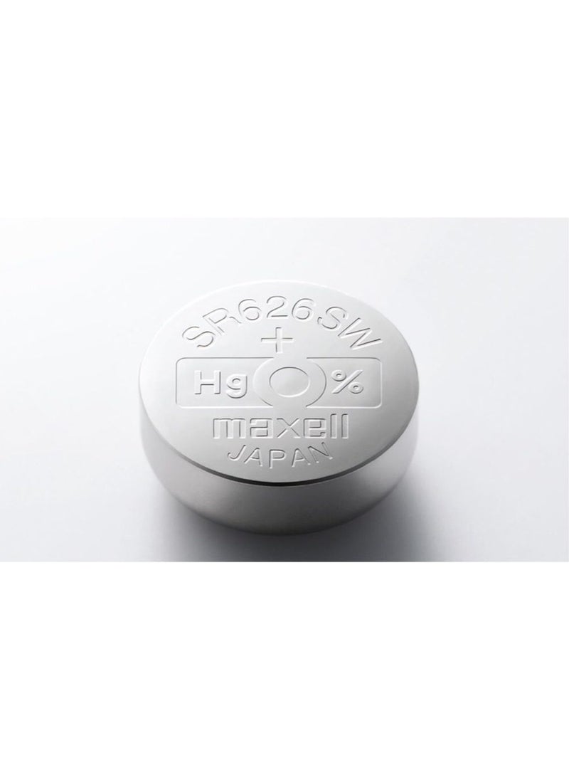 ماكسل 5-Pieces Maxell SR626SW / 377 Silver Oxide Hg0% 1.55V (maxell) Japan Batteries  - Image 2