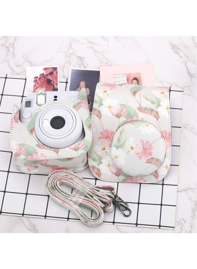 Frankmate Protective Case Compatible with Fujifilm Instax Mini 12 11 9 8 Instant Film Camera with Accessory Pocket and Adjustable Strap - Image 4