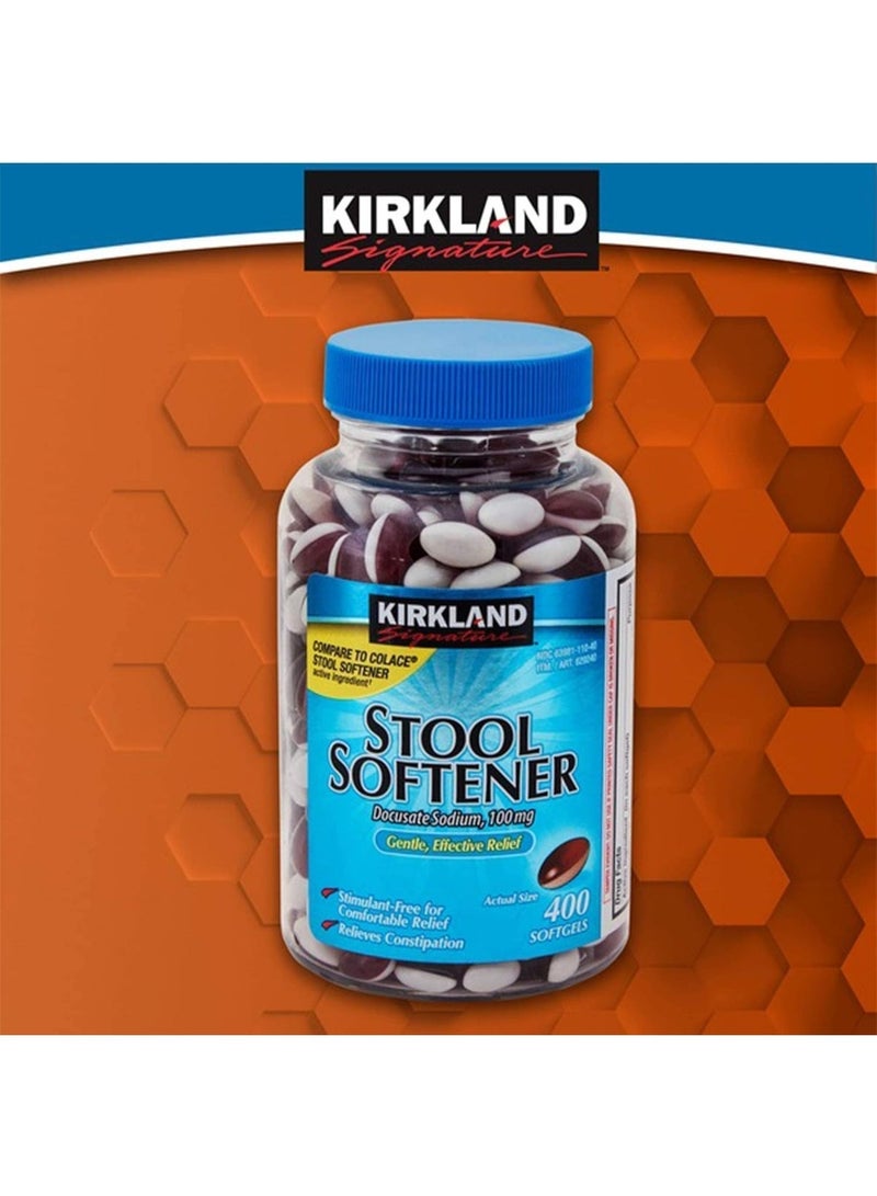 Kirkland Signature Stool Softener, 100mg, 400 ct - Image 2