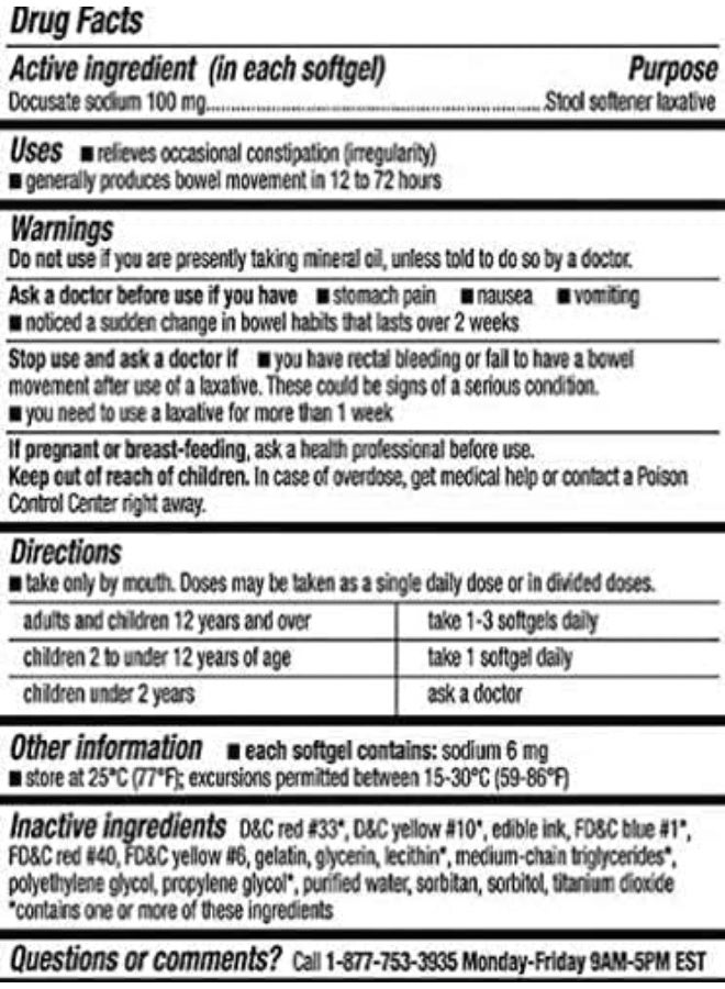 Kirkland Signature Stool Softener, 100mg, 400 ct - Image 3