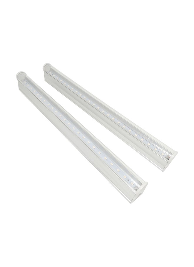 إسكدنيا - طقم أشرطة إضاءة LED أنبوبية للنباتات من قطعتين أبيض 35x10x25Ø³Ù†ØªÙŠÙ…ØªØ± - Image 1