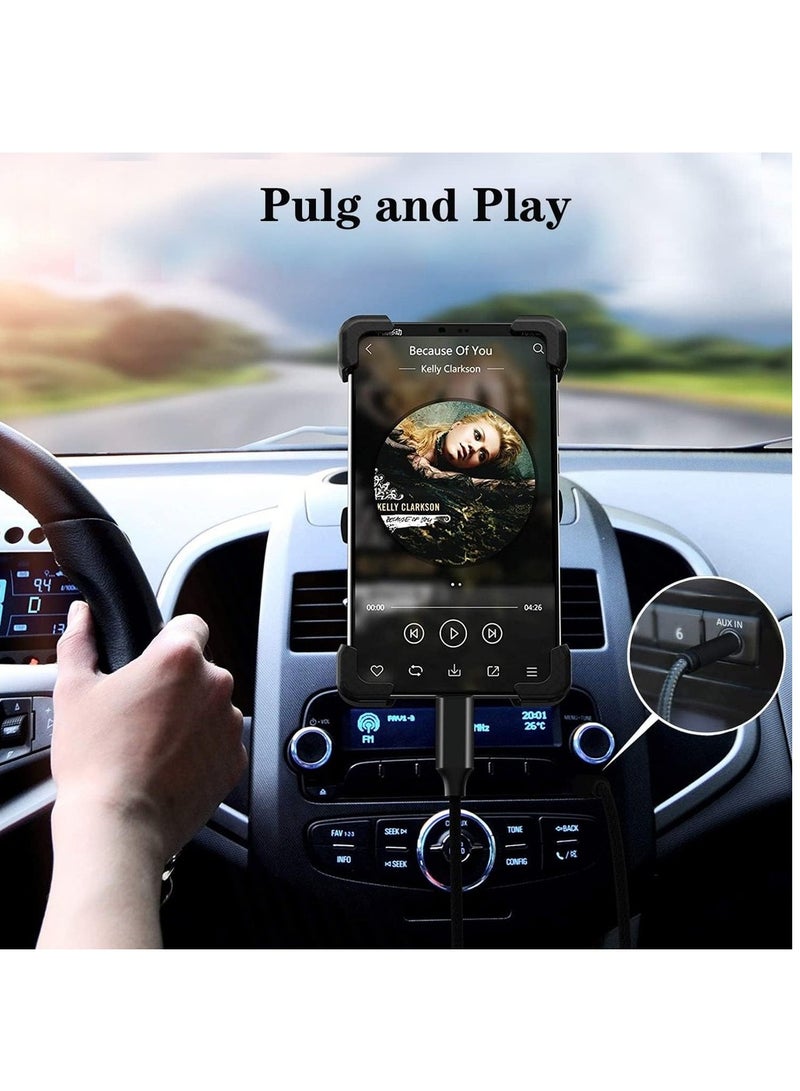 2 Pack To 3.5mm Audio Cable Compatible With IPhone 13/12/11/XR/XS/X/8/7/6 Plus/SE 2 IPad (Black) - Image 3