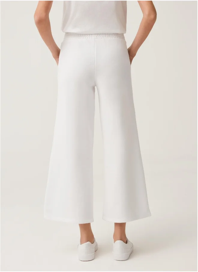 Ovs Ovs Wide-Leg Plush Joggers