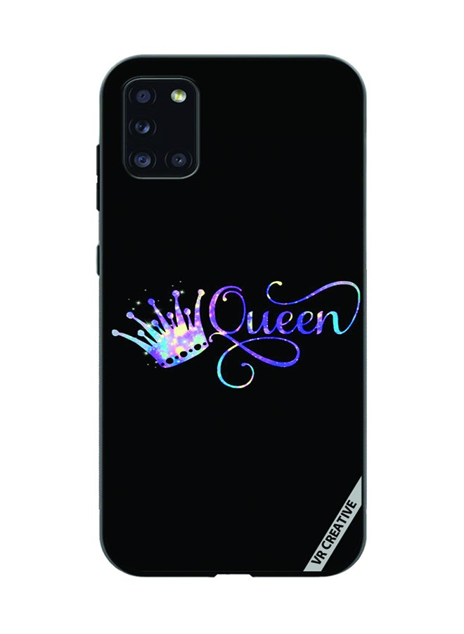 VR CREATIVE Protective Case Cover For Samsung Galaxy A31 Queen Design Multicolour - Image 1