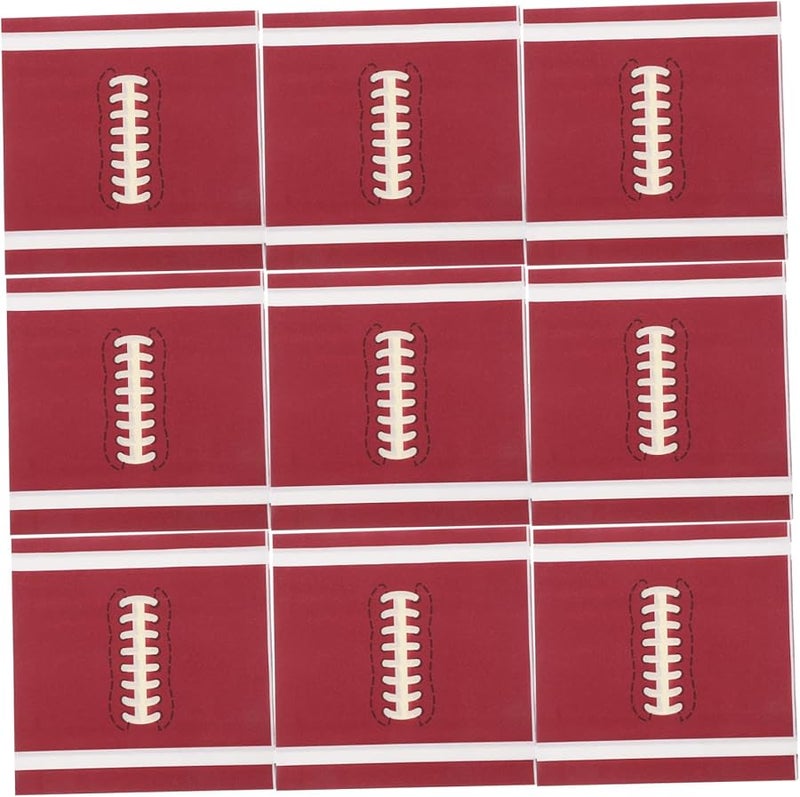 20 قطعة مناديل كرة القدم السميكة المستخدمة لمرة واحدة لمستلزمات الحفلات والفعاليات الرياضية وأعياد الميلاد - Image 2