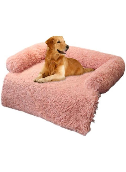 مرتبة كلب فرو بفريم ولحاف – سرير فاخر ناعم ومريح للحيوانات الأليفة