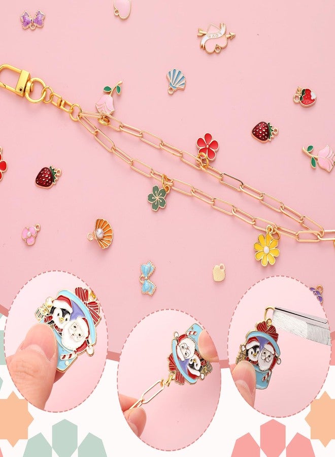 Tondiamo طقم تزيين الهاتف Tondiamo 141 قطعة مع 50 تعليقة، 70 حلقة قفز وأدوات لصنع المجوهرات للمبتدئات، هدية للفنون والحرف، نشاط ممتع - Image 3