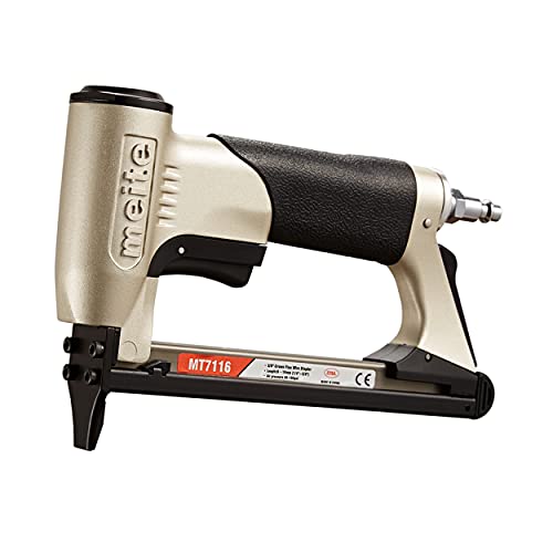 meite MT7116 Pneumatic Staple Gun, 22 Gauge 71 Series 3/8-Inch Crown 1/4-Inch to 5/8-Inch Length Air Upholstery Stapler Gun - Image 1