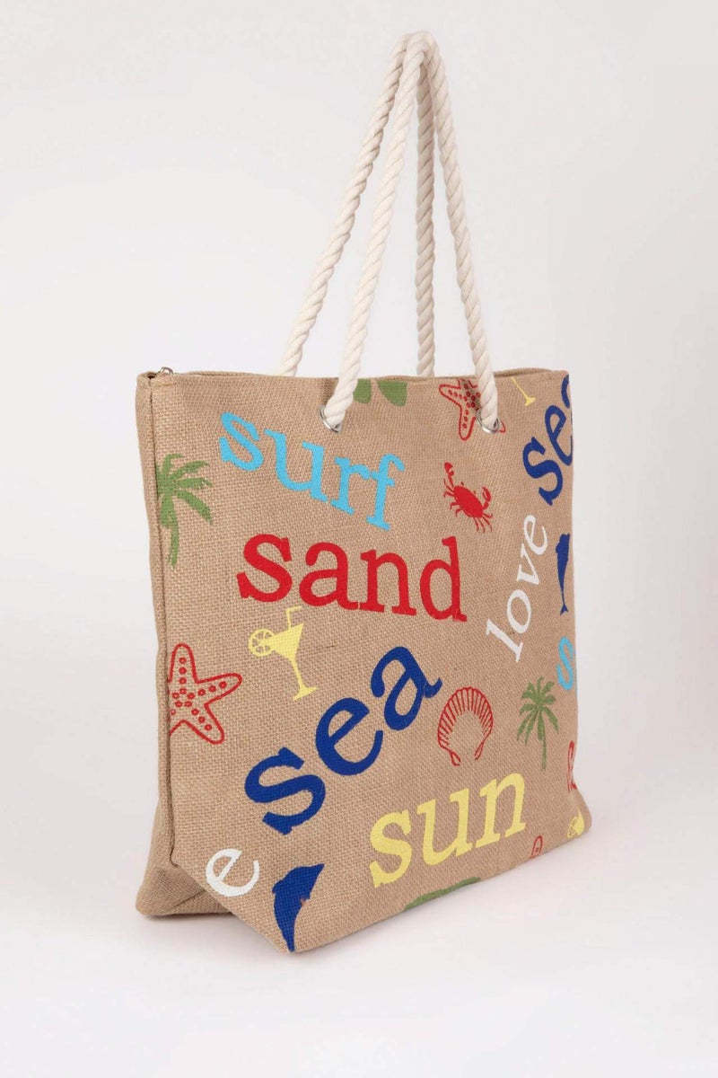 DeFacto Woman Straw Handbag - Image 3