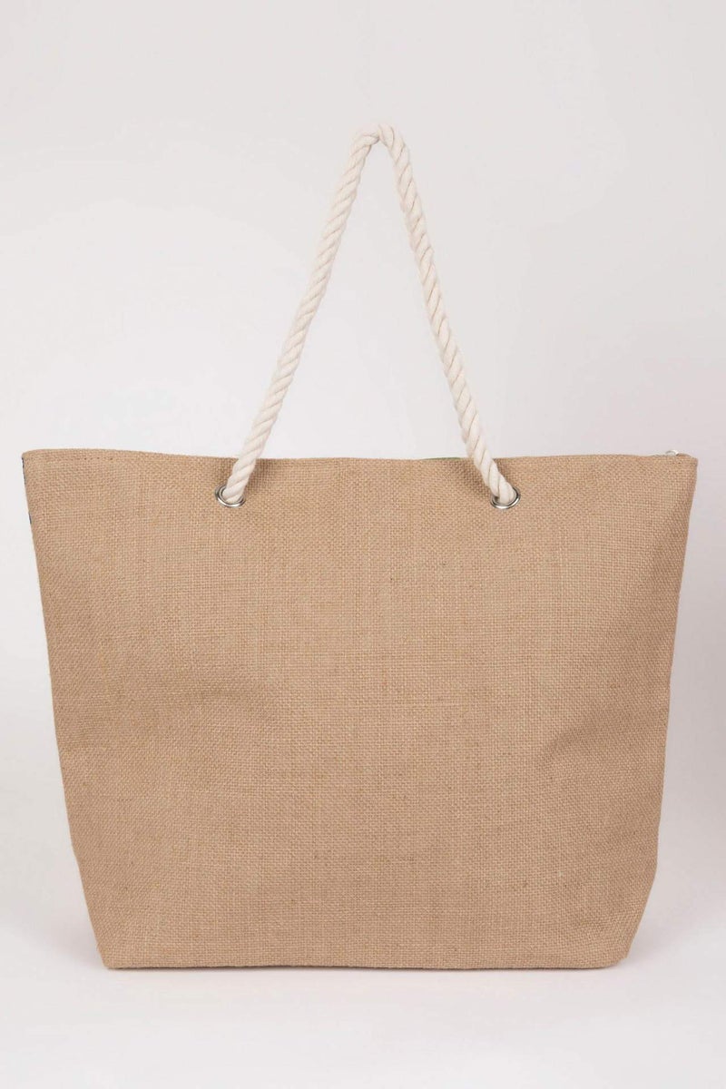 DeFacto Woman Straw Handbag - Image 4