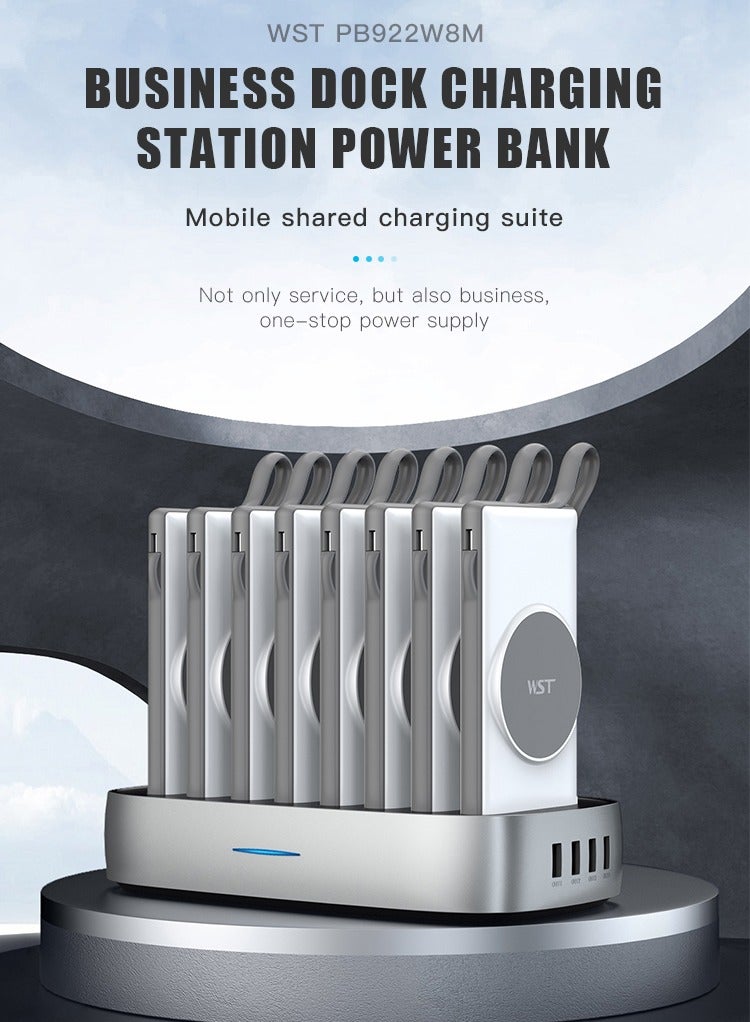 WST 8 In 1 Multiple Power Bank Docking Station - Image 3