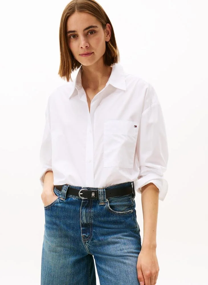 Casual Poplin Long Sleeve Shirt